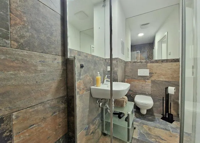 Apartmán Happyside Travel & Work #2 O Wlan O 4 Einzelbetten *